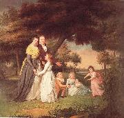 James Peale The Artist and His Family oil painting